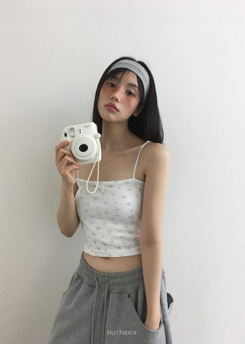 BY CHAPTER直郵韓國代購㊣女裝新品25春夏休閑時尚吊帶背心Chapter吊帶/背心圖色2
