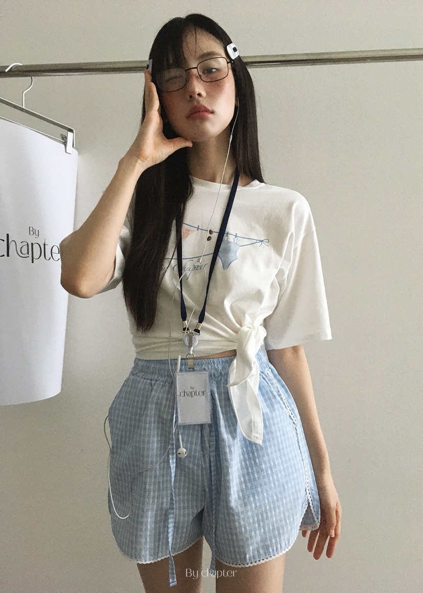 BY CHAPTER韓國直郵㊣東大門實拍女裝新款休閑熱賣人氣T恤ChapterT恤