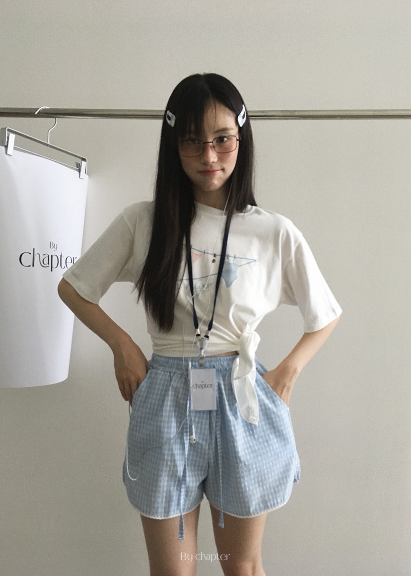 BY CHAPTER韓國直郵㊣東大門實拍女裝新款休閑熱賣人氣T恤ChapterT恤圖色3
