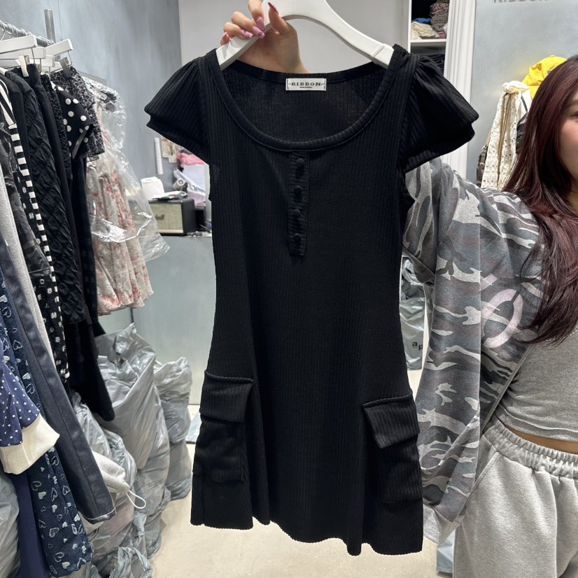 RIBBON韓國直郵㊣女裝新品人氣休閑時尚25春夏熱賣推薦連衣裙RIBBON連衣裙圖色2