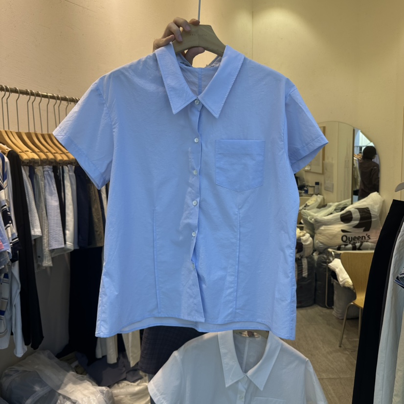 AND FLOYD直郵韓國代購㊣女裝新品時尚熱賣休閑襯衫蕾絲衫AND FLOYD襯衫/蕾絲衫圖色2