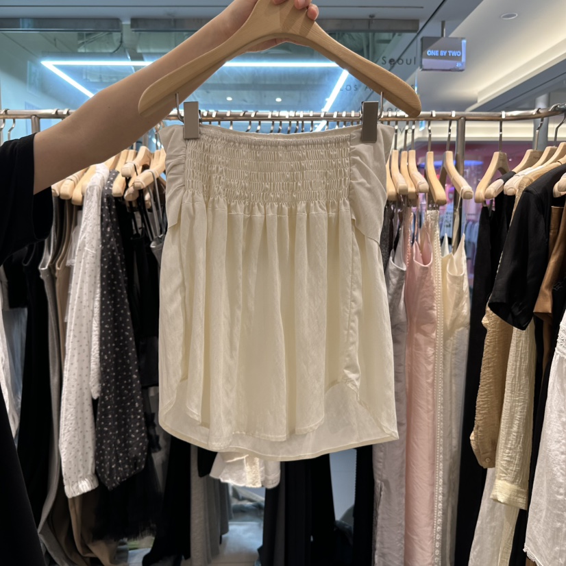 HONG.U韓國直郵㊣東大門實拍女裝新品推薦時尚25春夏吊帶背心HONG.U吊帶/背心
