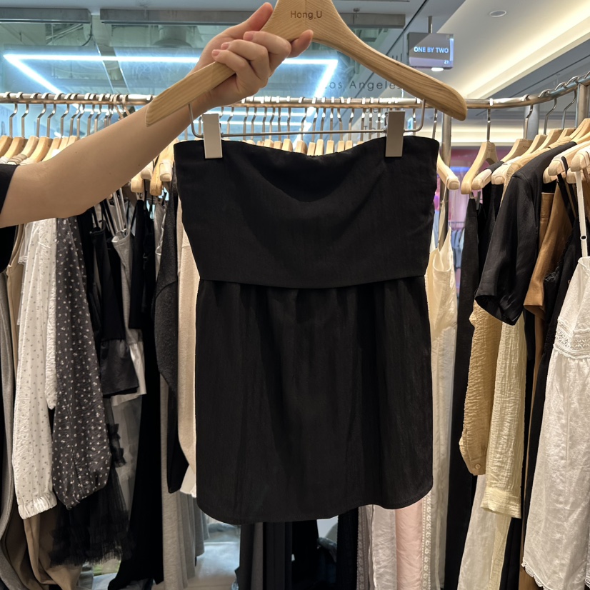 HONG.U韓國直郵㊣東大門實拍女裝新品推薦時尚25春夏吊帶背心HONG.U吊帶/背心圖色3