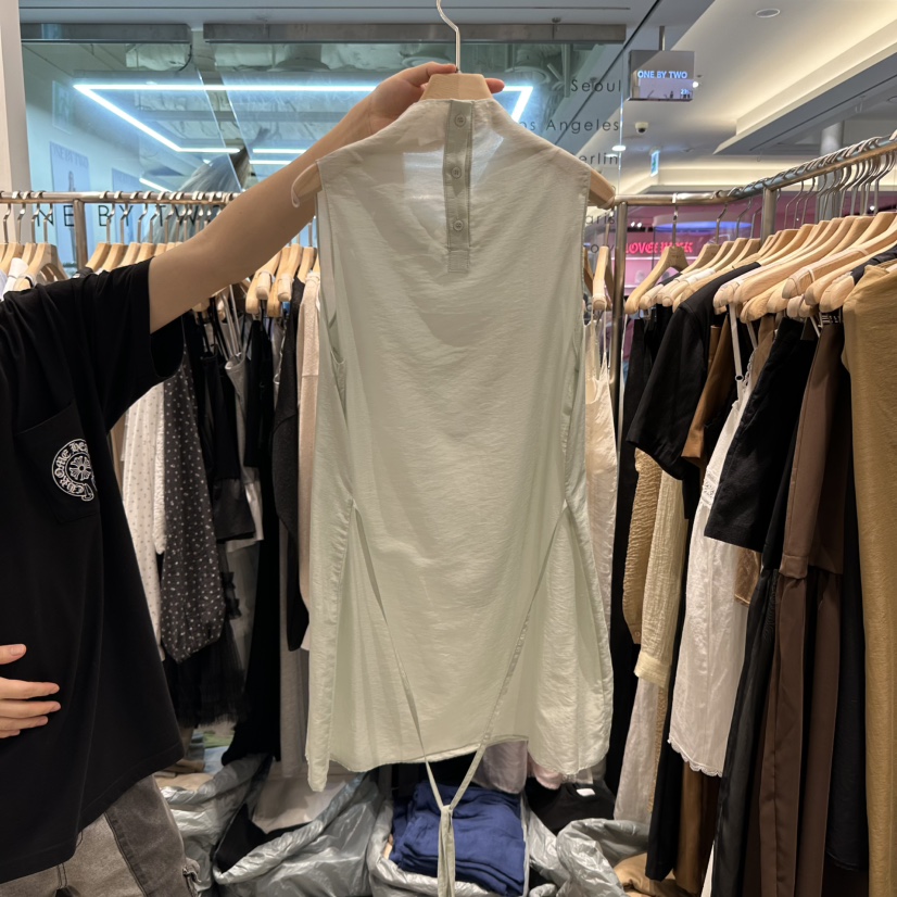 HONG.U韓國㊣直郵東大門代購女裝新款休閑25春夏熱賣吊帶背心HONG.U吊帶/背心
