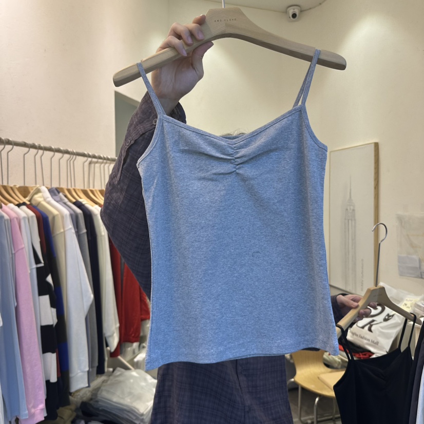AND FLOYD直郵韓國代購㊣女裝新品熱賣休閑25春夏吊帶背心AND FLOYD吊帶/背心圖色3
