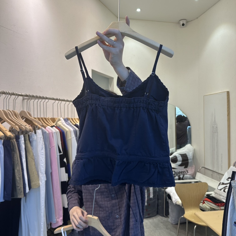 AND FLOYD韓國直郵㊣東大門實拍女裝新品25春夏休閑吊帶背心AND FLOYD吊帶/背心