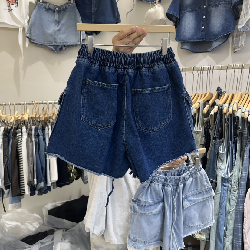 HIPTIQUE直郵韓國代購㊣女裝新品推薦熱賣人氣休閑短褲口袋HIPTIQUE短褲