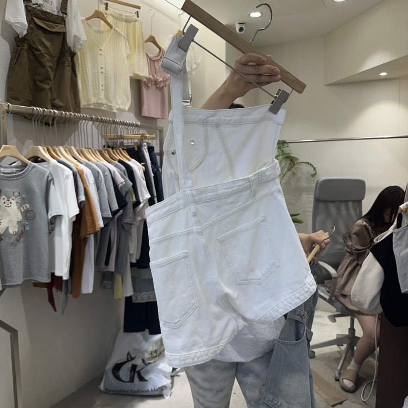 HIPTIQUE韓國㊣直郵東大門代購女裝新款時尚休閑人氣背帶褲HIPTIQUE背帶褲
