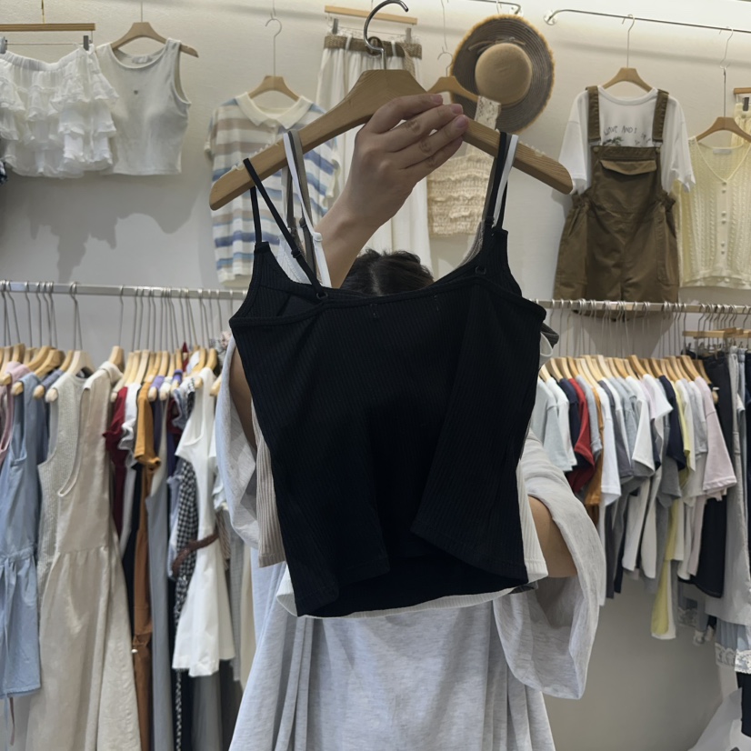 HIPTIQUE韓國直郵㊣東大門實拍女裝新品25春夏熱賣吊帶背心HIPTIQUE吊帶/背心