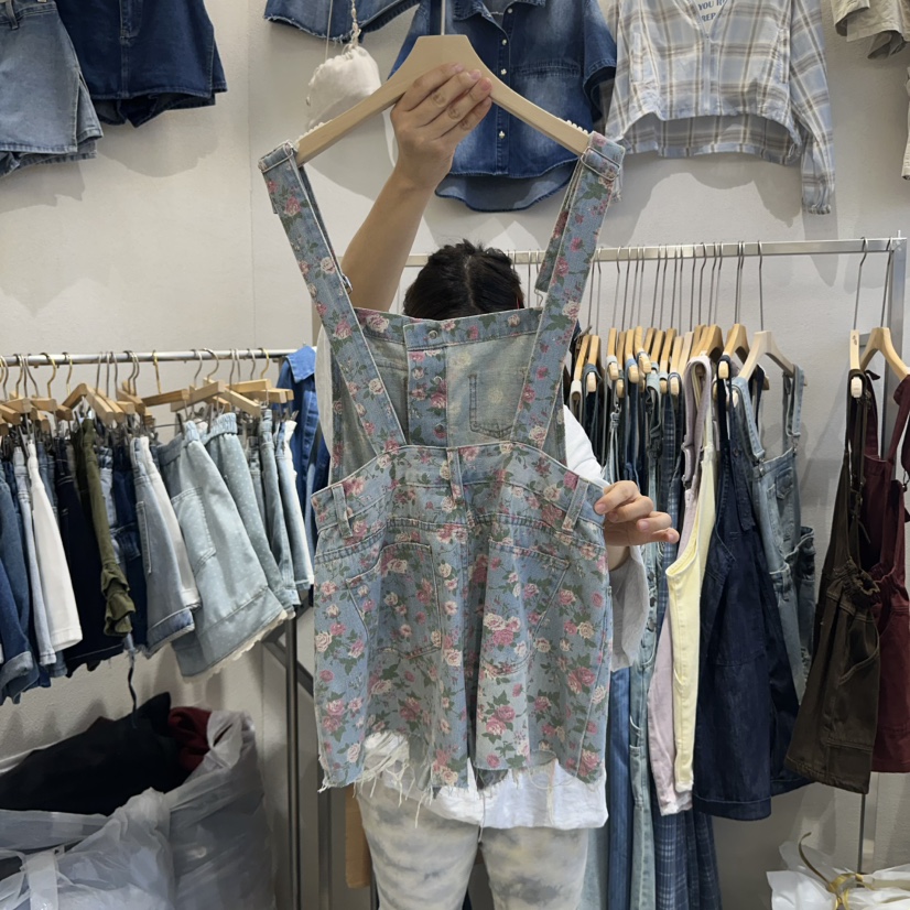 HIPTIQUE直郵韓國代購㊣女裝新品時尚人氣推薦熱賣25春夏背帶褲HIPTIQUE背帶褲