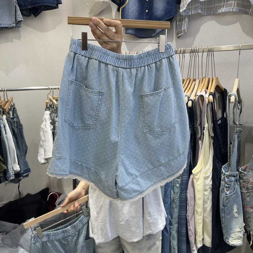 HIPTIQUE韓國直郵㊣女裝新品熱賣人氣時尚推薦25春夏短褲蕾絲HIPTIQUE短褲