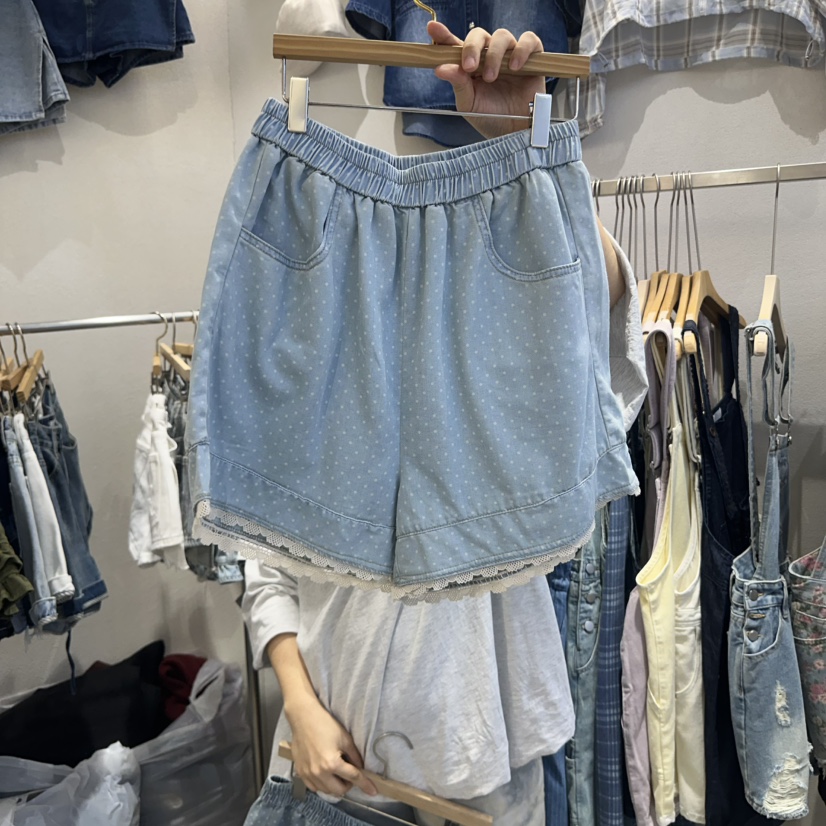 HIPTIQUE韓國直郵㊣女裝新品熱賣人氣時尚推薦25春夏短褲蕾絲HIPTIQUE短褲圖色2