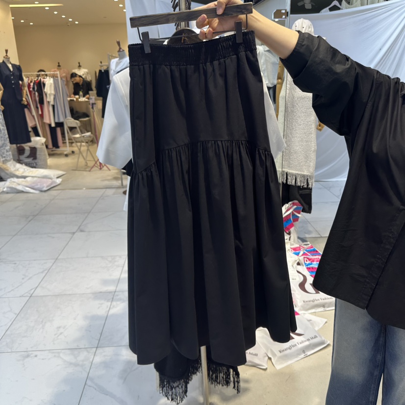 A2/D2韓國直郵㊣東大門實拍女裝新款推薦熱賣25春夏長裙褶皺A2/D2長裙