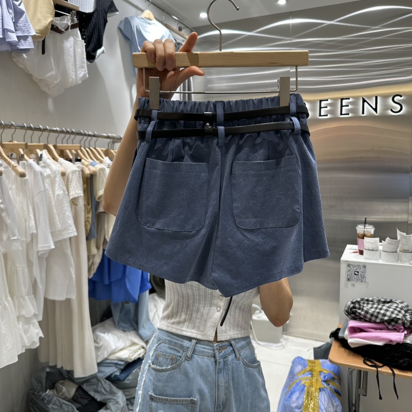 BEENS韓國直郵㊣女裝新款推薦熱賣25春夏時尚人氣休閑短褲BEENS短褲
