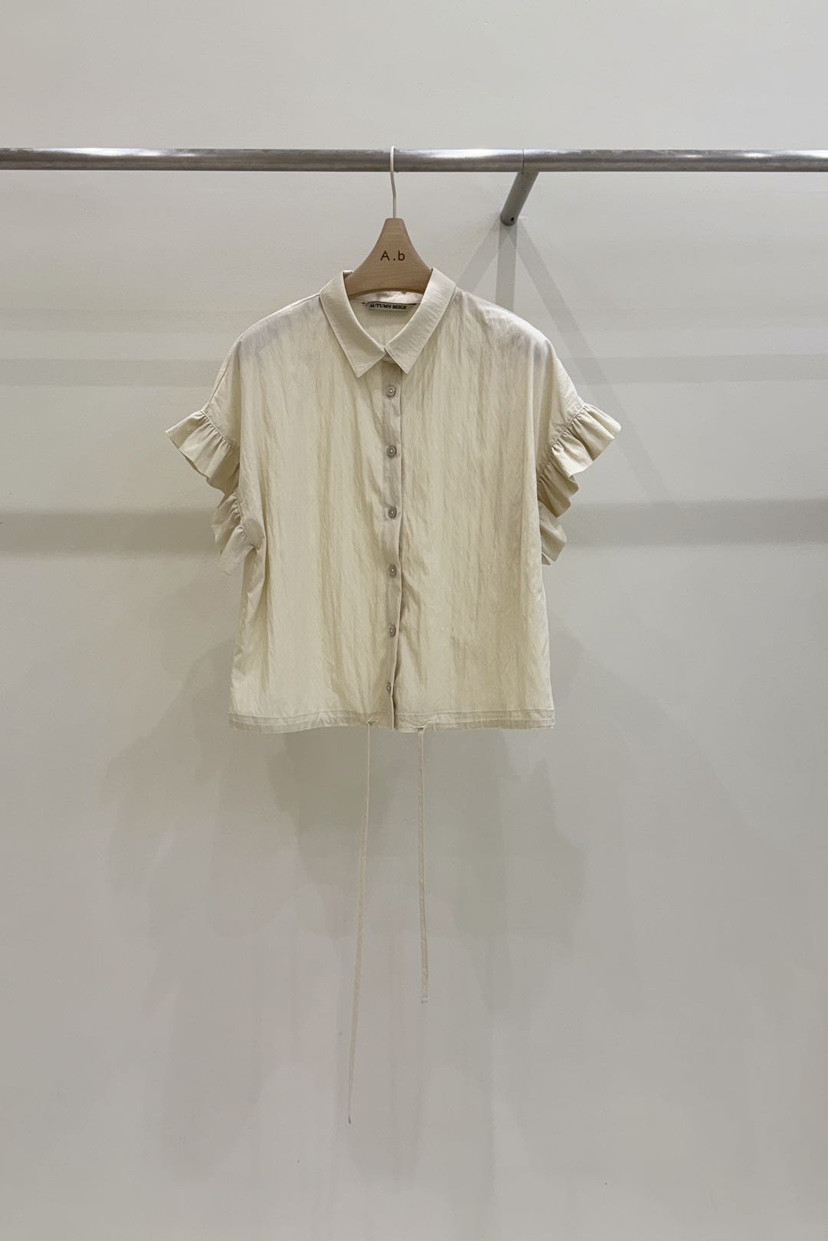 AUTUMN BEIGE-Q直郵韓國代購㊣女裝新品時尚25春夏襯衫蕾絲衫A.b/AUTUMN BEIGE襯衫/蕾絲衫圖色3