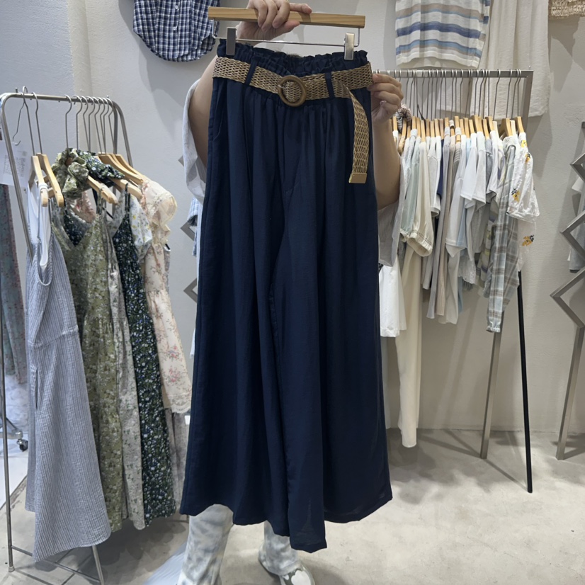 HIPTIQUE直郵韓國代購㊣女裝新款熱賣人氣休閑休閑褲含腰帶HIPTIQUE休閑褲圖色2