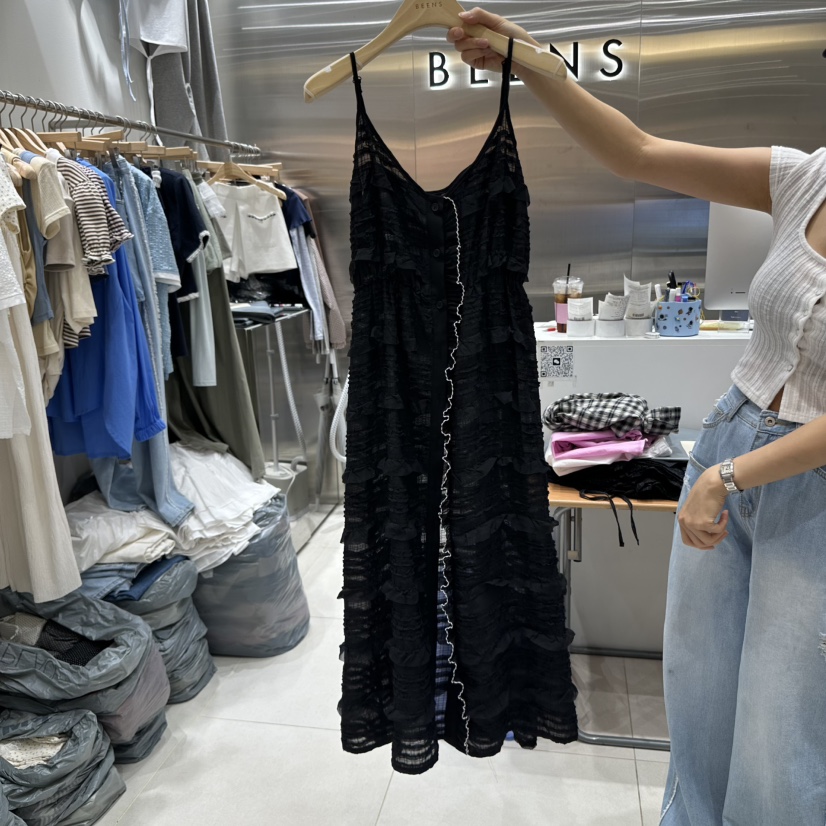 BEENS韓國直郵㊣女裝新品推薦時尚休閑熱賣人氣25春夏連衣裙BEENS連衣裙圖色2