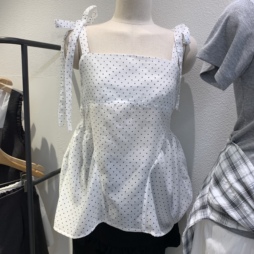 IR BIEN韓國直郵㊣東大門實拍女裝新品熱賣25春夏吊帶背心緊身ir bien-A吊帶/背心