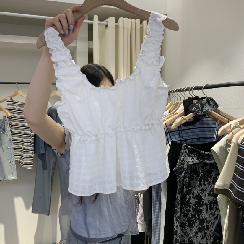 IR BIEN韓國㊣直郵東大門代購女裝新品休閑時尚25春夏吊帶背心ir bien-A吊帶/背心