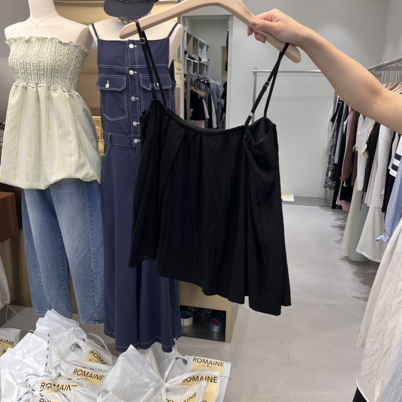 ROMAINE韓國㊣直郵東大門代購女裝新品人氣25春夏時尚吊帶背心ROMAINE吊帶/背心