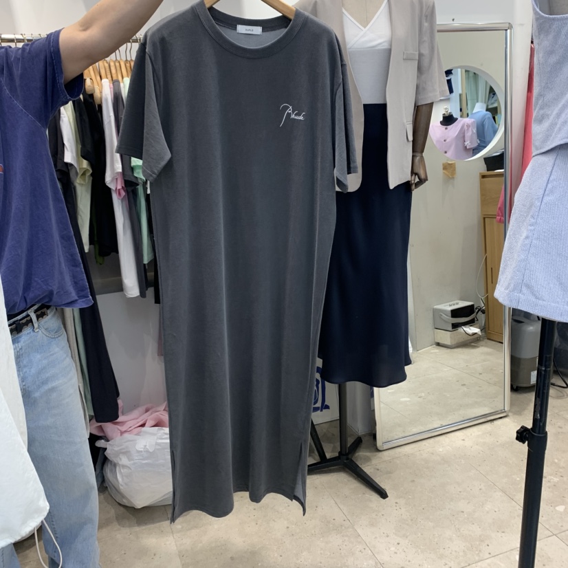 DUPLO直郵韓國代購㊣女裝新款熱賣人氣推薦25春夏休閑連衣裙DUPLO連衣裙圖色2