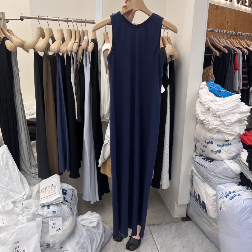 ESSENCE韓國直郵㊣東大門實拍女裝新款休閑推薦人氣連衣裙亞麻ESSENCE連衣裙圖色2