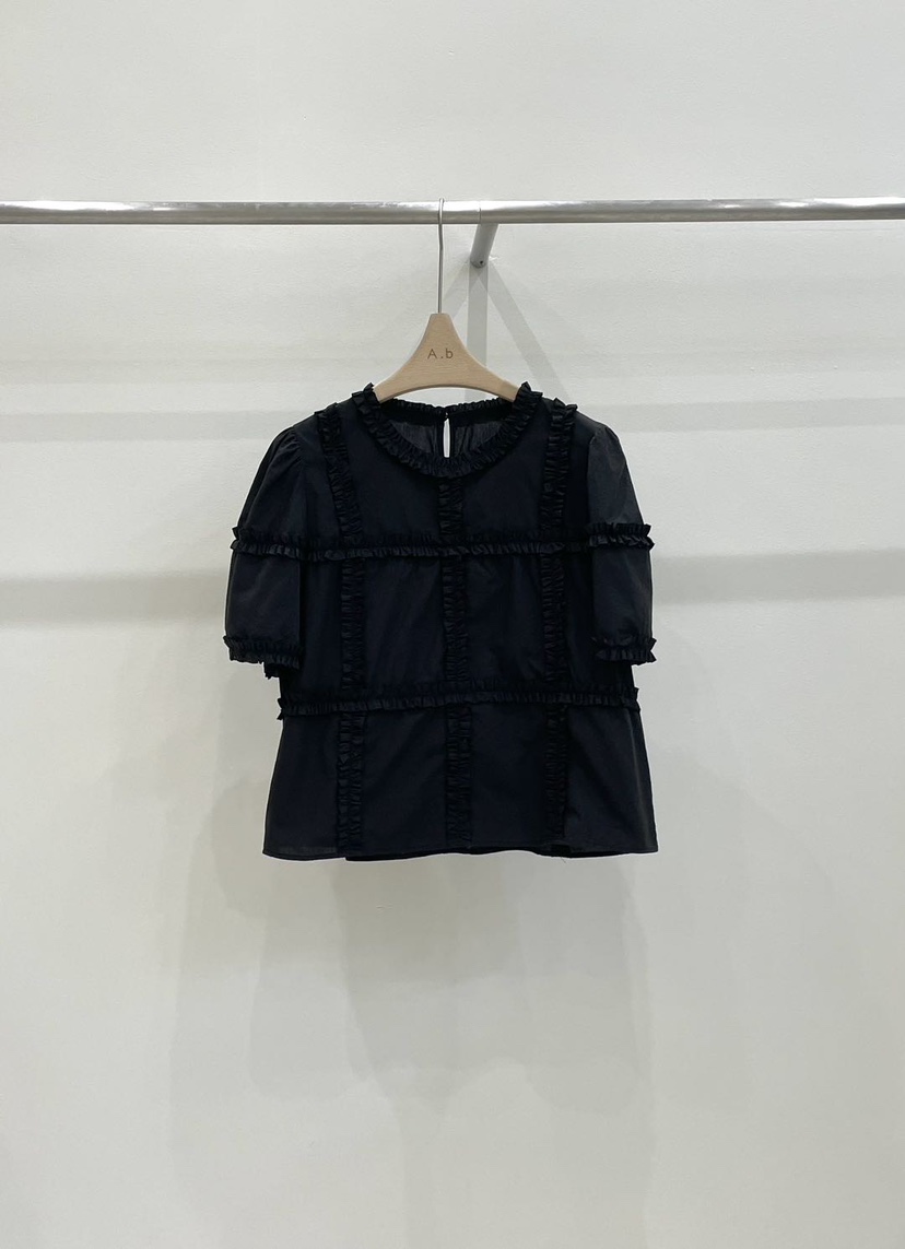 AUTUMN BEIGE-Q韓國直郵㊣女裝新款熱賣人氣休閑襯衫蕾絲衫A.b/AUTUMN BEIGE襯衫/蕾絲衫圖色2
