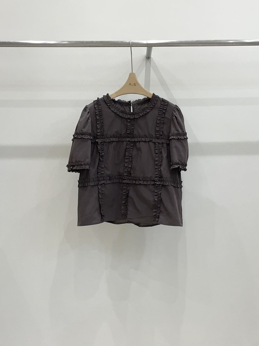AUTUMN BEIGE-Q韓國直郵㊣女裝新款熱賣人氣休閑襯衫蕾絲衫A.b/AUTUMN BEIGE襯衫/蕾絲衫圖色3