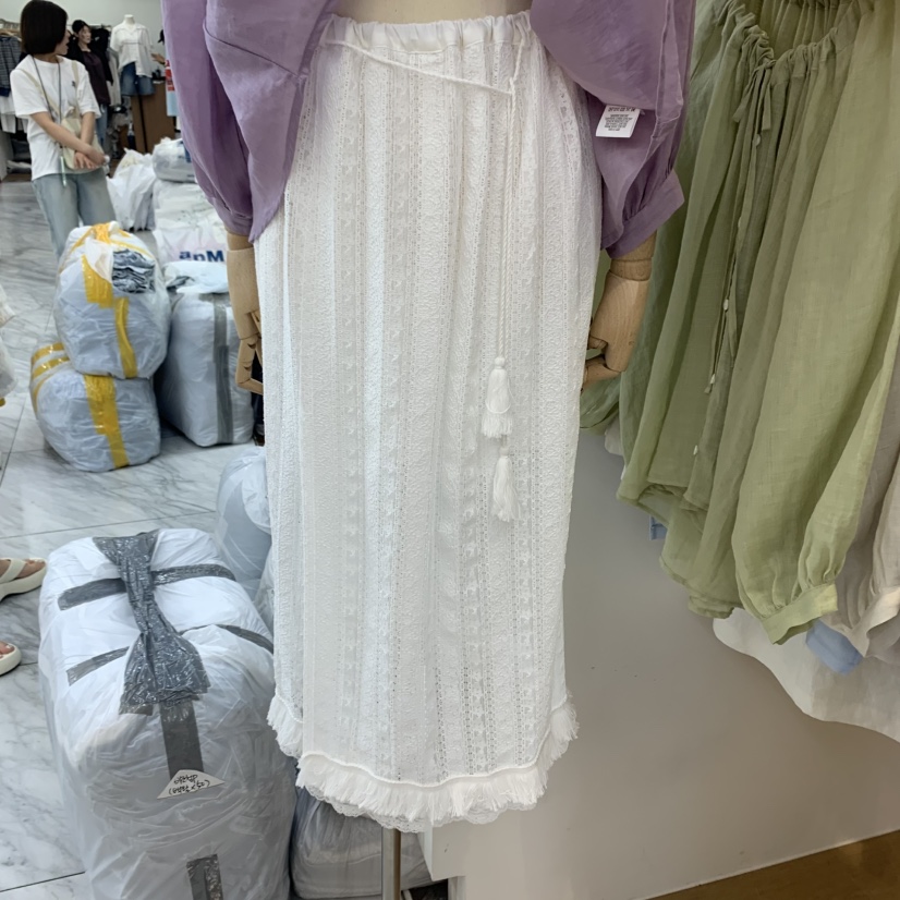 RIVEROOM韓國㊣直郵東大門代購女裝新款休閑推薦半身裙中短裙RIVEROOM半身裙/中短裙圖色2
