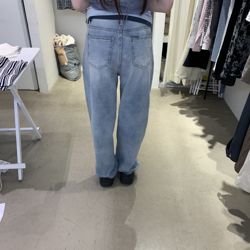 IR BIEN韓國㊣直郵東大門代購女裝新款時尚休閑熱賣牛仔褲ir bien-A牛仔褲