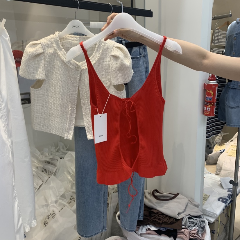 RUMIRU/AWEAR韓國直郵㊣東大門實拍女裝新品人氣時尚吊帶背心awear/RUMIRU吊帶/背心