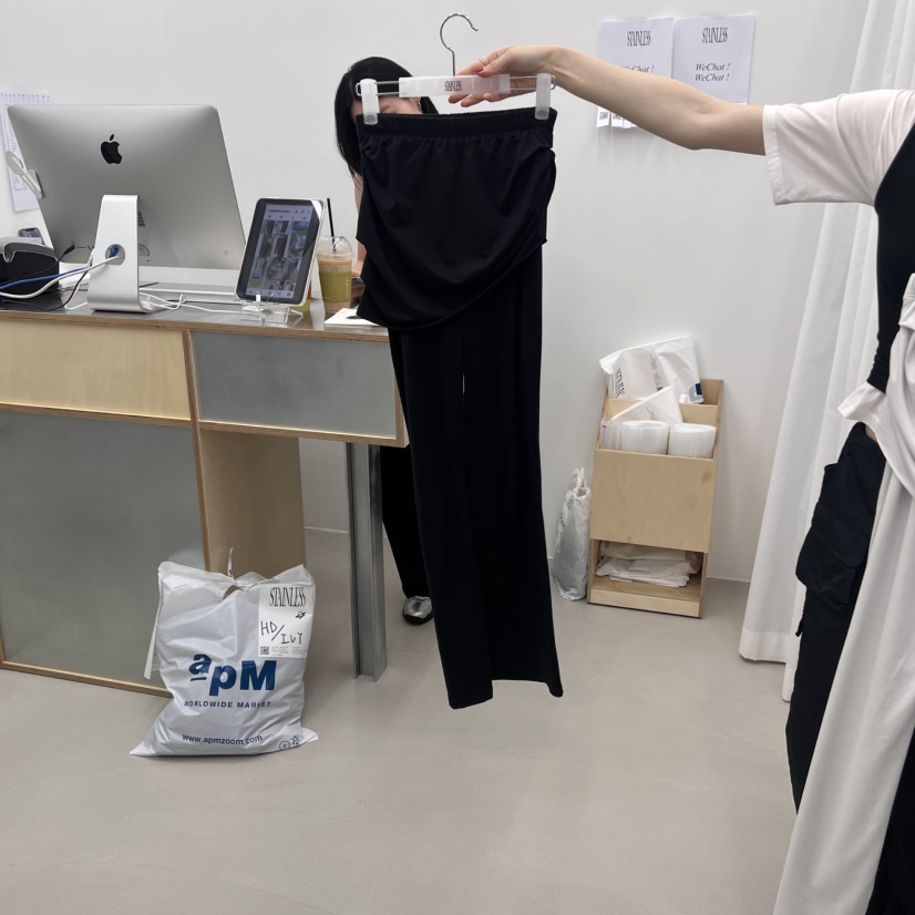 STAINLESS直郵韓國代購㊣女裝新品休閑人氣推薦時尚25春夏裙褲STAINLESS裙褲圖色2