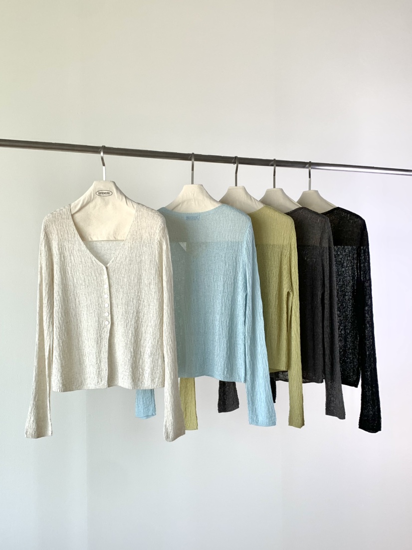 ONE MONE韓國直郵㊣東大門實拍女裝新品推薦休閑針織衫開衫ONE MONE針織衫