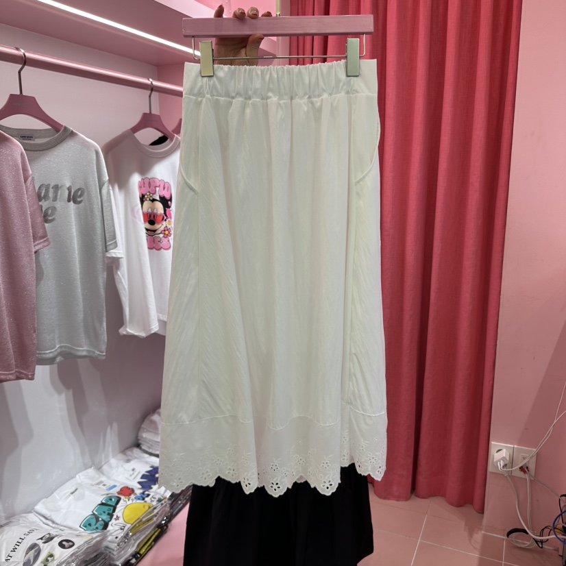 LOVE PINK韓國㊣直郵東大門代購女裝新品時尚休閑人氣長裙LOVE PINK長裙