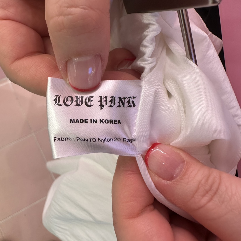 LOVE PINK韓國㊣直郵東大門代購女裝新品時尚休閑人氣長裙LOVE PINK長裙