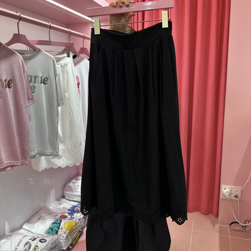 LOVE PINK韓國㊣直郵東大門代購女裝新品時尚休閑人氣長裙LOVE PINK長裙圖色2