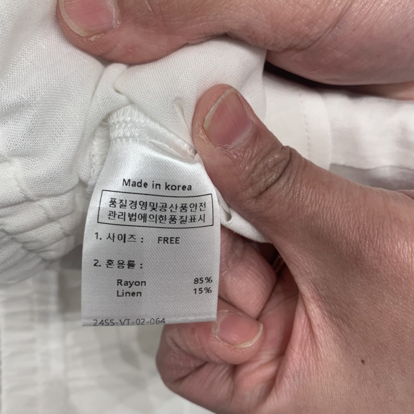SSEMIENNE韓國直郵㊣女裝新款休閑熱賣人氣25春夏推薦馬甲亞麻SSEMIENNE馬甲