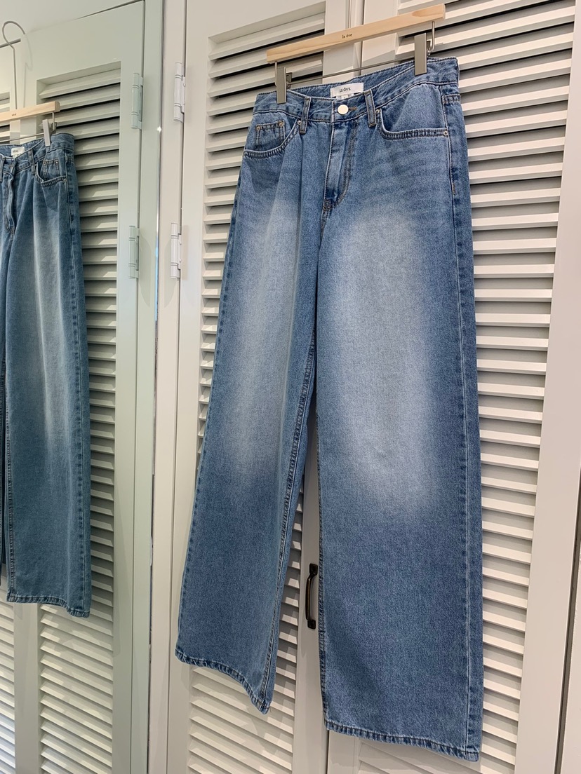 LE OVE/VERDI直郵韓國代購㊣女裝新品推薦休閑25春夏牛仔褲LE OVE/VERDI牛仔褲