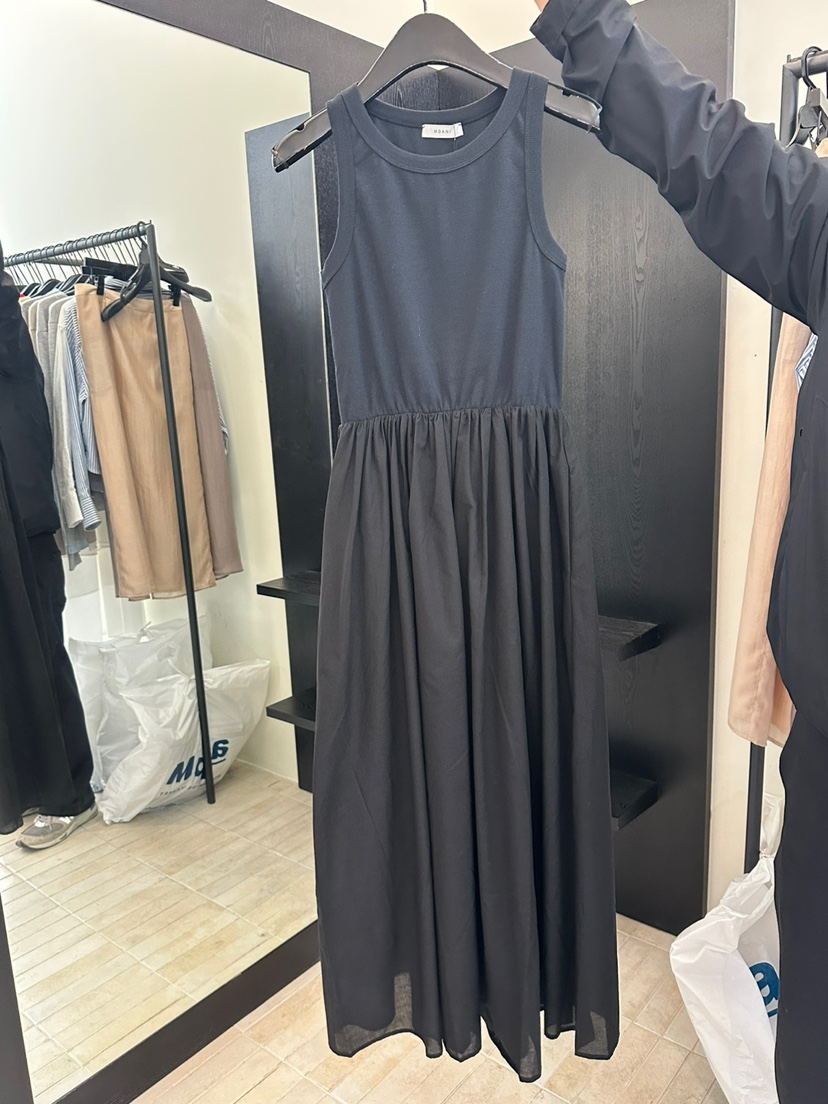 MOANI韓國直郵㊣女裝新品熱賣25春夏推薦人氣時尚休閑連衣裙MOANI連衣裙圖色2