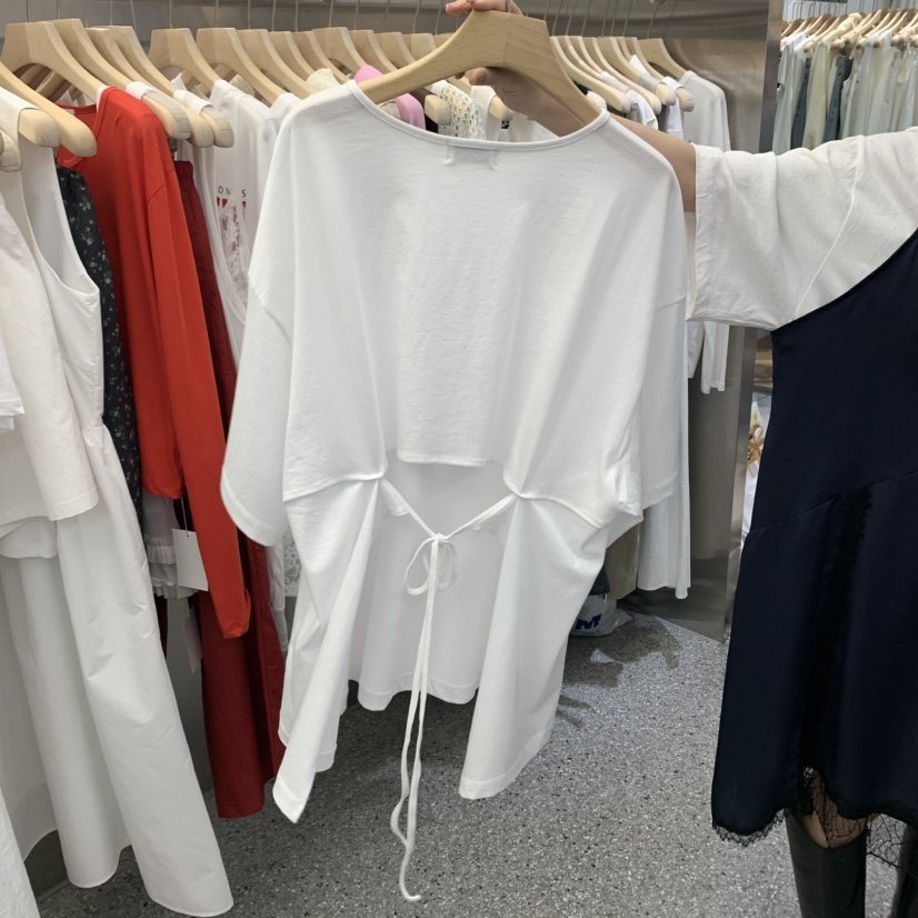 VELVET UNDERGROUND韓國直郵㊣東大門實拍女裝新品推薦T恤VELVET UNDERGROUNDT恤