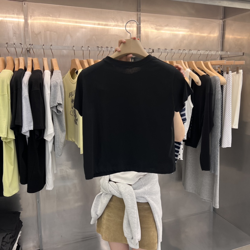 ESSENCE韓國直郵㊣女裝新品推薦熱賣時尚人氣25春夏休閑T恤ESSENCET恤