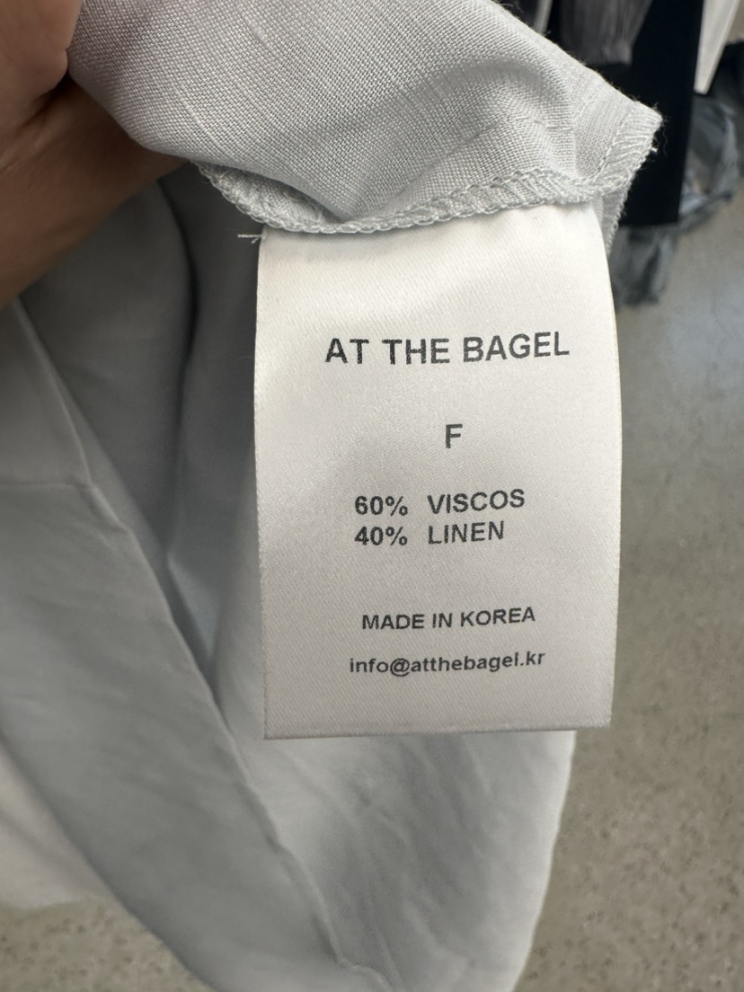 AT THE BAGEL直郵韓國代購㊣女裝新品人氣25春夏休閑連衣裙AT THE BAGEL連衣裙