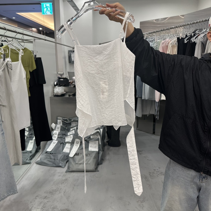 PAVEL韓國直郵㊣女裝新款25春夏推薦熱賣休閑時尚人氣吊帶背心PAVEL吊帶/背心
