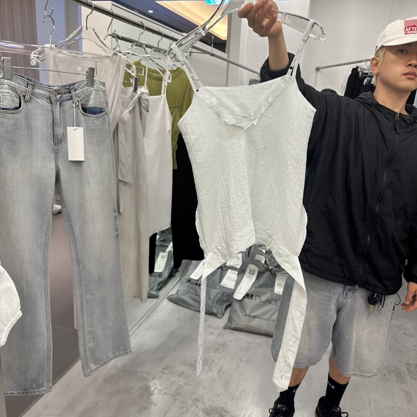 PAVEL韓國直郵㊣女裝新款25春夏推薦熱賣休閑時尚人氣吊帶背心PAVEL吊帶/背心圖色3