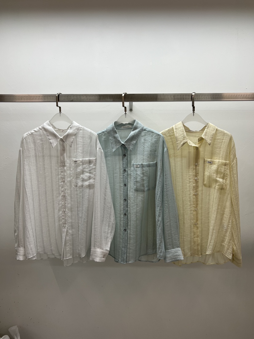 WEARABLE-L直郵韓國代購㊣女裝新品25春夏人氣熱賣襯衫蕾絲衫WEARABLE襯衫/蕾絲衫