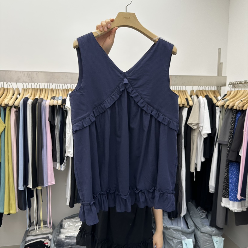 SPECIAL直郵韓國代購㊣女裝新品25春夏時尚人氣休閑吊帶背心SPECIAL吊帶/背心圖色2