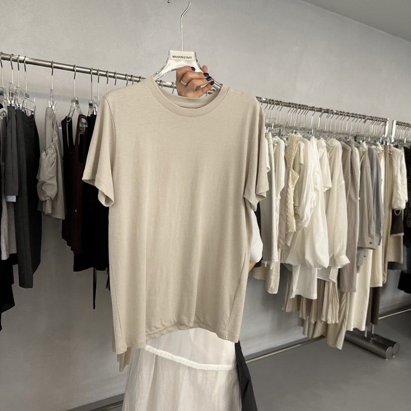 DOUBLE STANDARD/LE SMOKING/MAISONSTAFF韓國直郵㊣東大門實拍女裝新款25春夏T恤MAISONSTAFFT恤