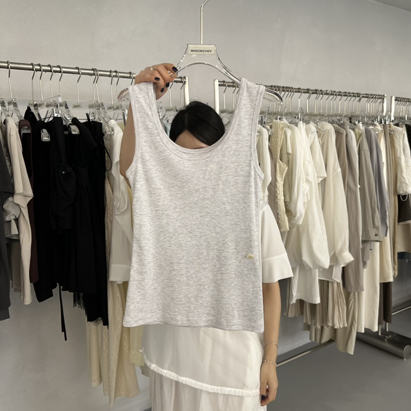 DOUBLE STANDARD/LE SMOKING/MAISONSTAFF韓國㊣直郵東大門代購女裝新品推薦吊帶背心MAISONSTAFF吊帶/背心圖色2