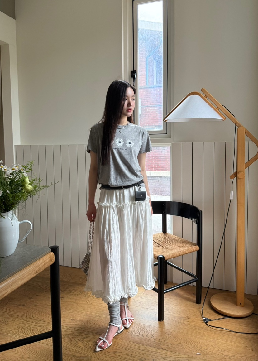 SPECIAL韓國直郵㊣女裝新款25春夏時尚熱賣人氣推薦休閑長裙SPECIAL長裙