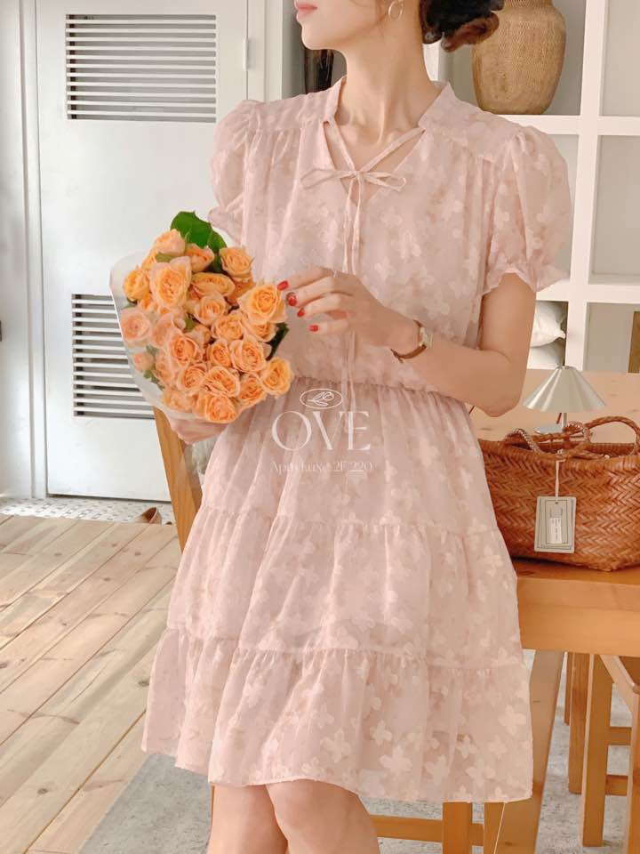 OVE韓國直郵㊣女裝新品人氣熱賣25春夏推薦時尚休閑連衣裙OVE連衣裙